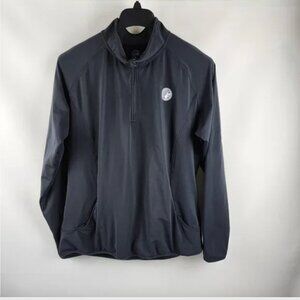 Buc-ees  Womens  Black 1/4 Zip Long Sleeve Pullover Size S/M